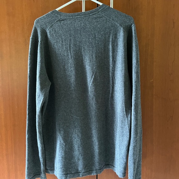 Men's Vince Cotton Cashmere Henley Sweater M - Picture 5 of 9